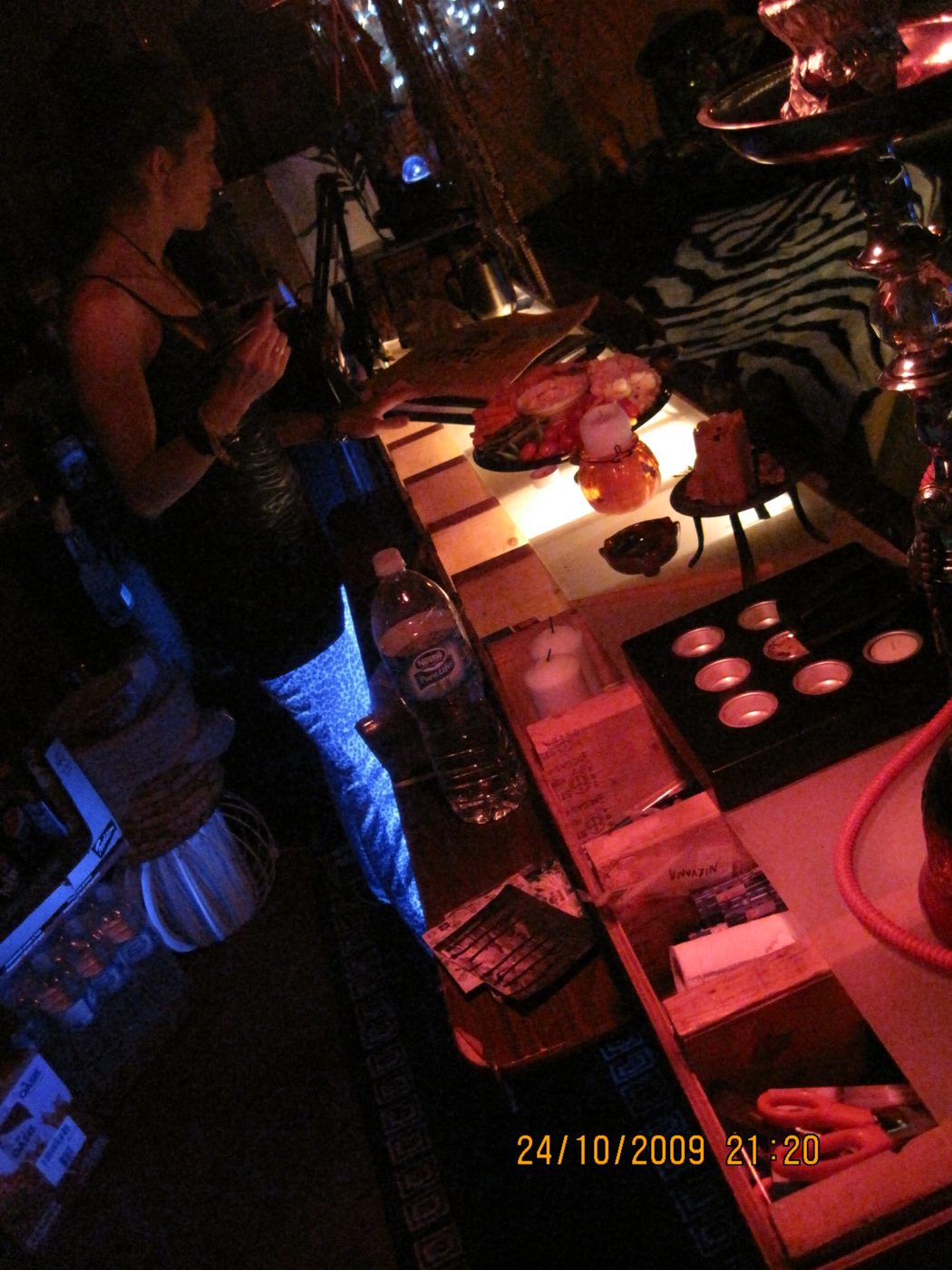 Octobre 2009 : aux platines du Donjon du 5505.