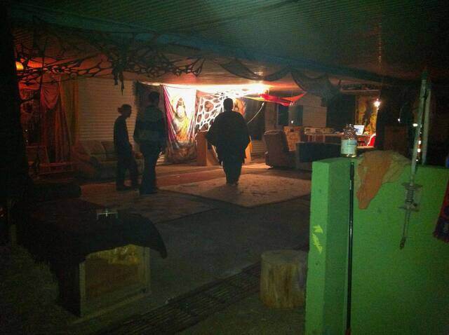 Automne 2012 : le camping intérieur, 30 septembre 2012