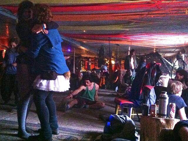 Automne 2012 : le camping intérieur, 7 octobre 2012