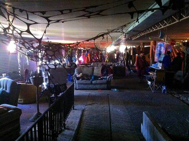 Automne 2012 : le camping intérieur, 8 octobre 2012