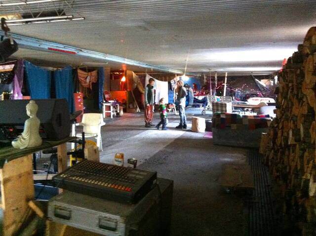 Automne 2012 : le camping intérieur, 20 novembre 2012