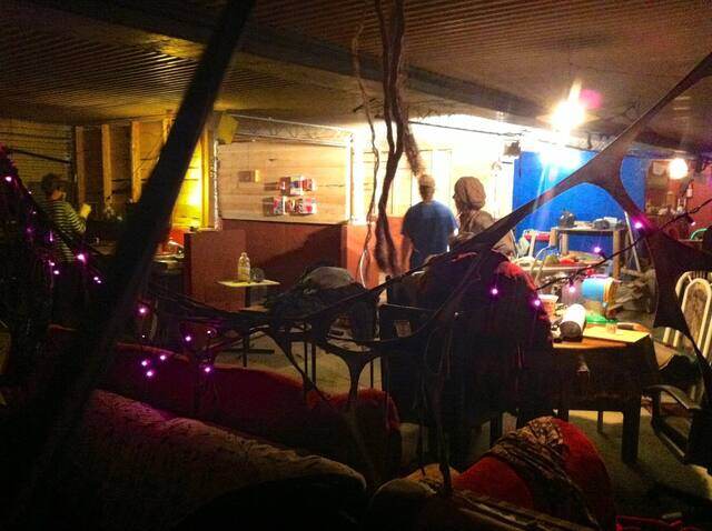 Automne 2012 : le camping intérieur, 22 novembre 2012