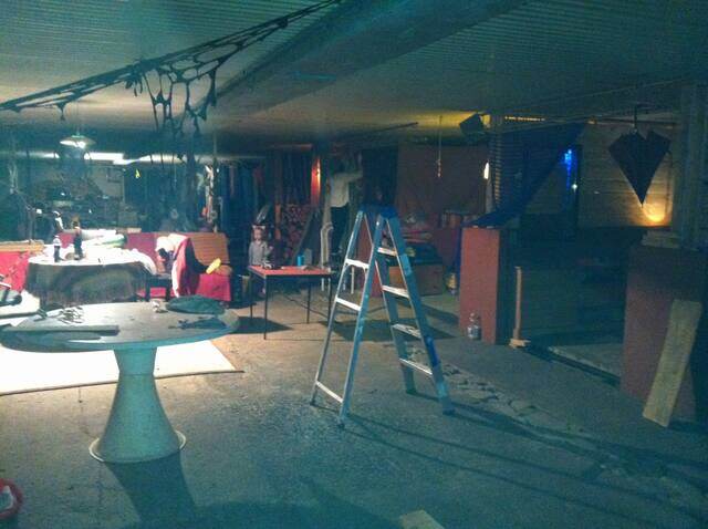 Automne 2012 : le camping intérieur, 23 novembre 2012