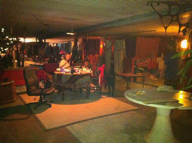 Automne 2012 : le camping intérieur, 23 novembre 2012